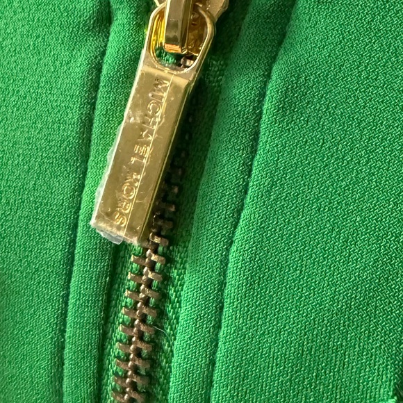NWOT Michael Kors Green Medium 3/4 Sleeve Shirt - Picture 10 of 13